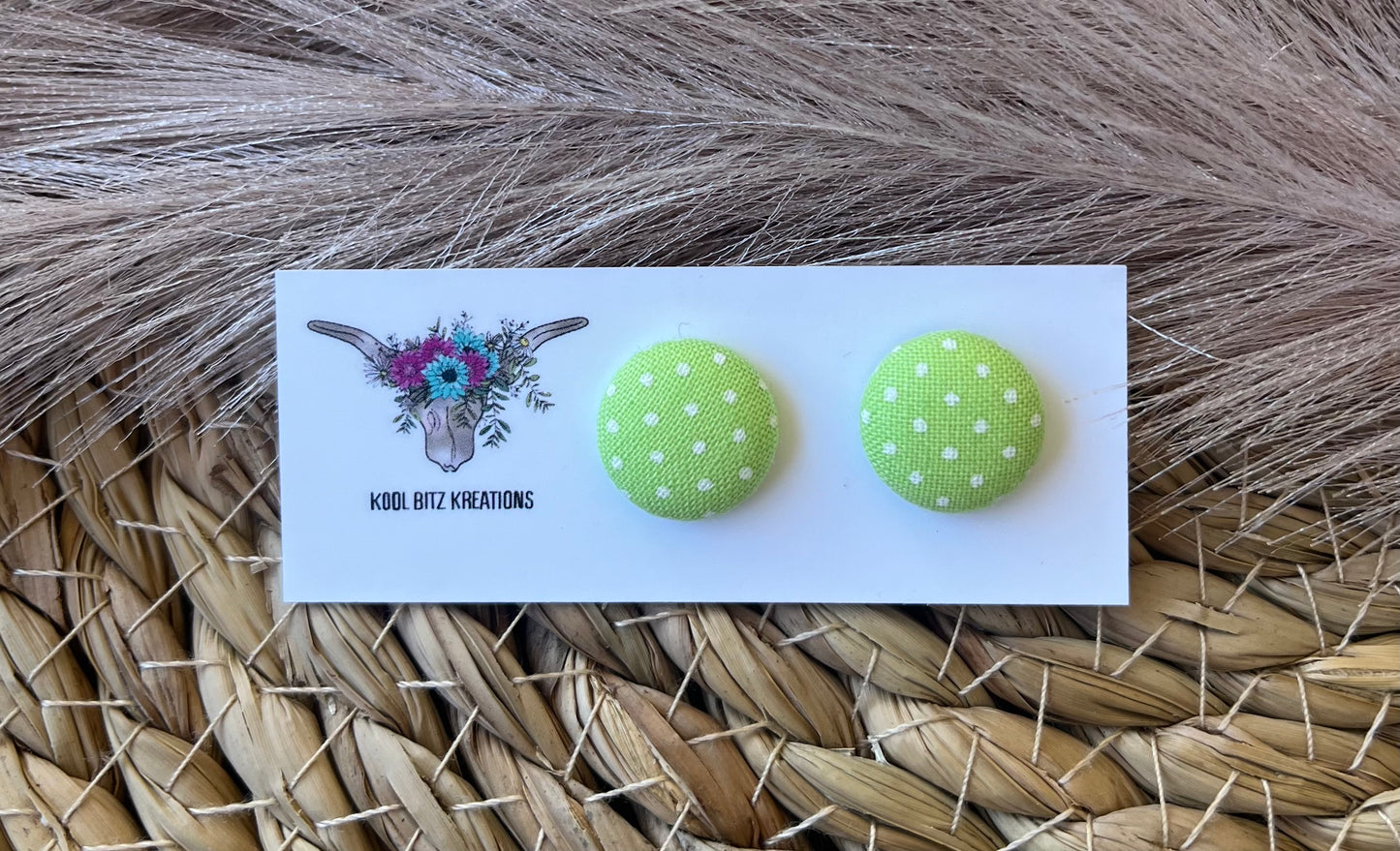 15mm Fabric Button Stud
