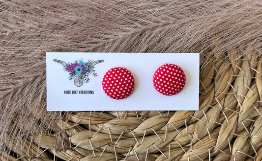 15mm Fabric Button Stud