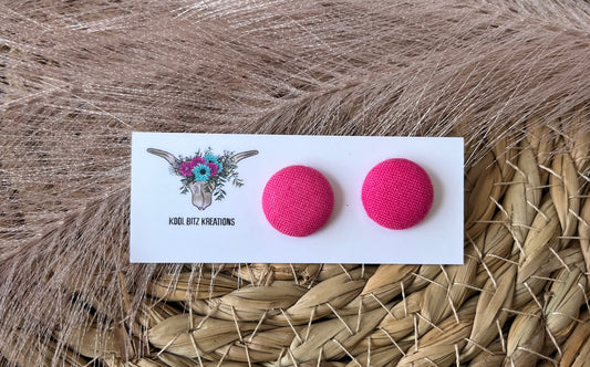 15mm Fabric Button Stud
