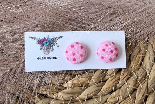15mm Fabric Button Stud