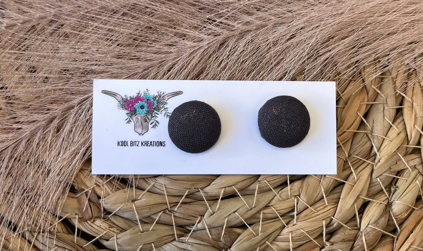 15mm Fabric Button Stud