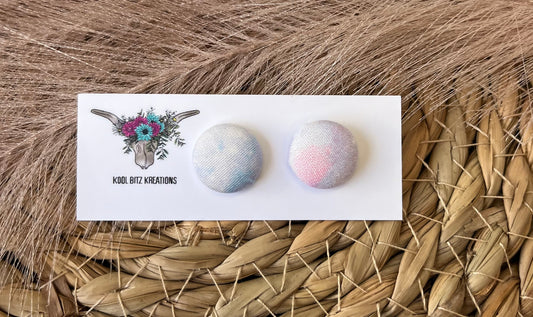 15mm Fabric Button Stud