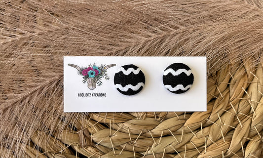 15mm Fabric Button Stud
