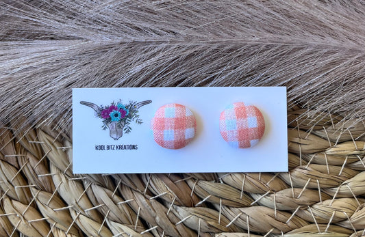 15mm Fabric Button Stud