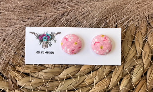 15mm Fabric Button Stud
