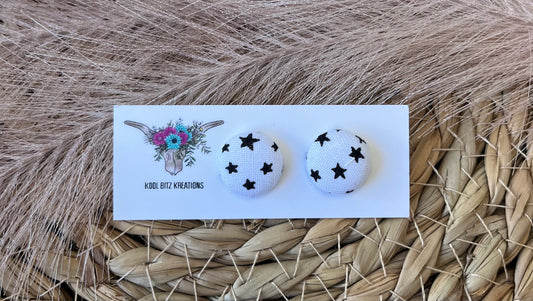 15mm Fabric Button Stud