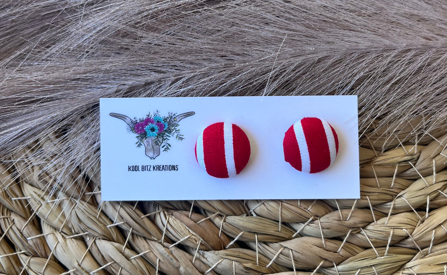 15mm Fabric Button Stud